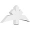 Ekena Millwork Alberta Architectural Grade PVC Gable Bracket, 48"W x 20"H x 4"D x 6"F, 10/12 Pitch GBP048X20X0406ALB00 - alternate 1